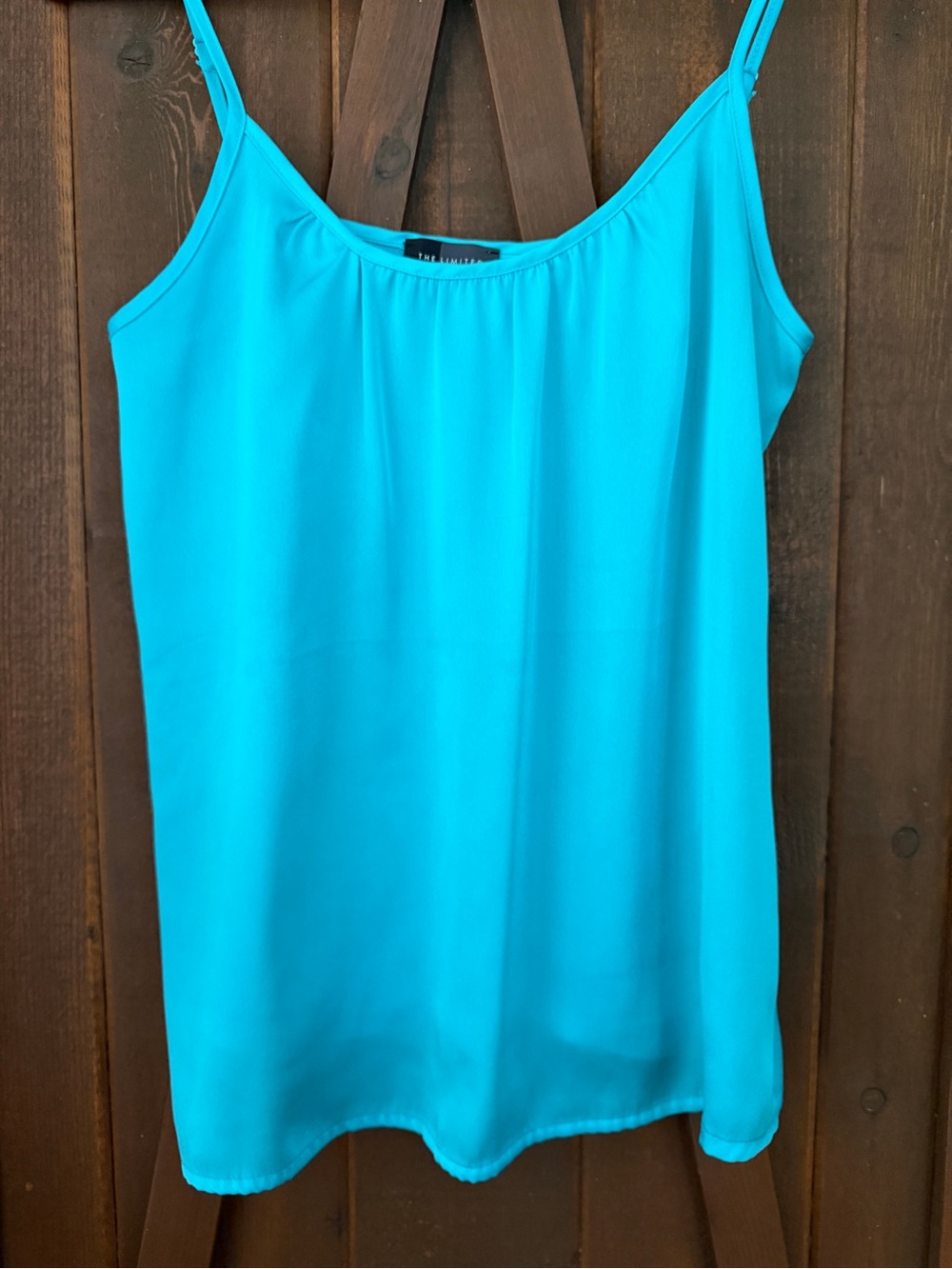 The Limited Bright Turquoise Spaghetti Strap Camisole